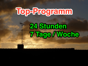Top Programm rund um die Uhr